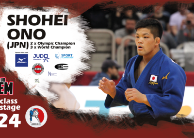 Banner for Judoclub Zelem Masterclass Shohei Ono, by Mime